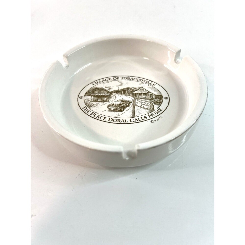 Vintage Village of Tobaccoville The Place Doral Calls Home Advertising Ashtray